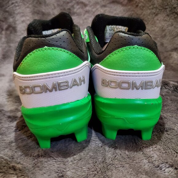 Boombah Mens Cleats Green Black Size 8 Men’s Shoes Softball/Football/Baseball - Picture 8 of 11